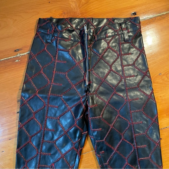 Vintage Rare Archival Lip Service S-E-X Leather Pants - Picture 9 of 9
